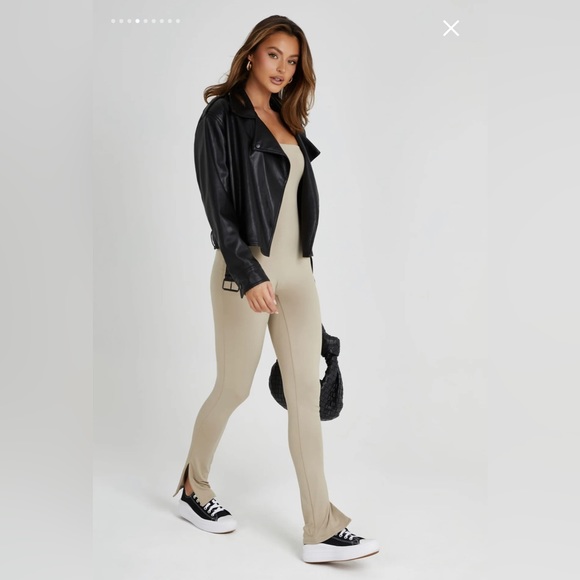 MESHKI Strapless Jumpsuit - Picture 2 of 7